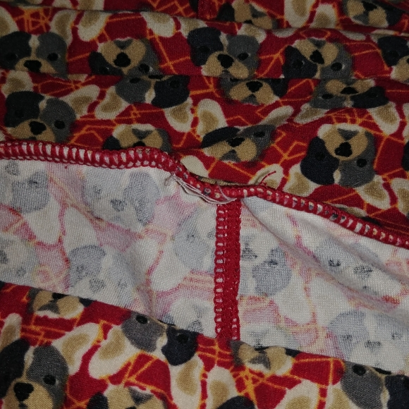 French bulldog frenchie red LULAROE tc legging - Picture 7 of 8